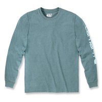 Carhartt Arbeitsshirt sleeve logo t-shirt Sea Pine Heather S