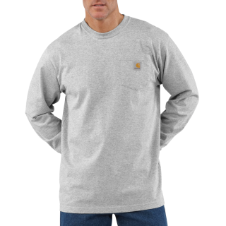 Carhartt Arbeitsshirt workwear pocket t-shirt l/s Grau S