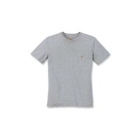 Carhartt Damen T-Shirt workwear pocket Grau XS