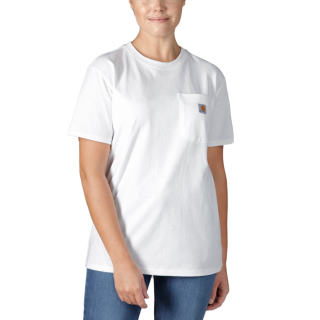Carhartt Damen T-Shirt workwear pocket Weiß XS