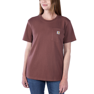 Carhartt Damen T-Shirt workwear pocket Braun XS