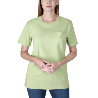 Carhartt Damen T-Shirt workwear pocket Hellgrün XS