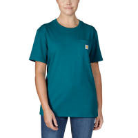 Carhartt Damen T-Shirt workwear pocket Türkis XS
