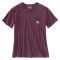 Carhartt Damen T-Shirt workwear pocket Blackberry XS