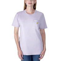 Carhartt Damen T-Shirt workwear pocket Lilac Haze XS