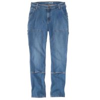 Carhartt Damen Jeans double front straight Blau W2