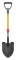 CAT Schaufel J-Serie: D-Griff, rundes Blatt