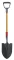 CAT Schaufel J-Serie: D-Griff, rundes Blatt