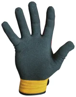 CAT Nylon Handschuhe mit Nitril Beschichtung Gelb