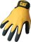 CAT Nylon Handschuhe mit Nitril Beschichtung Gelb