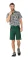Planam Plaline Shorts grün/schwarz XS