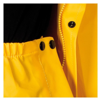 Polyurethane rainwear, set of trousers and jacket with hood