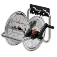 Wall-mounted hose reel 50m 1/2", stationary and...