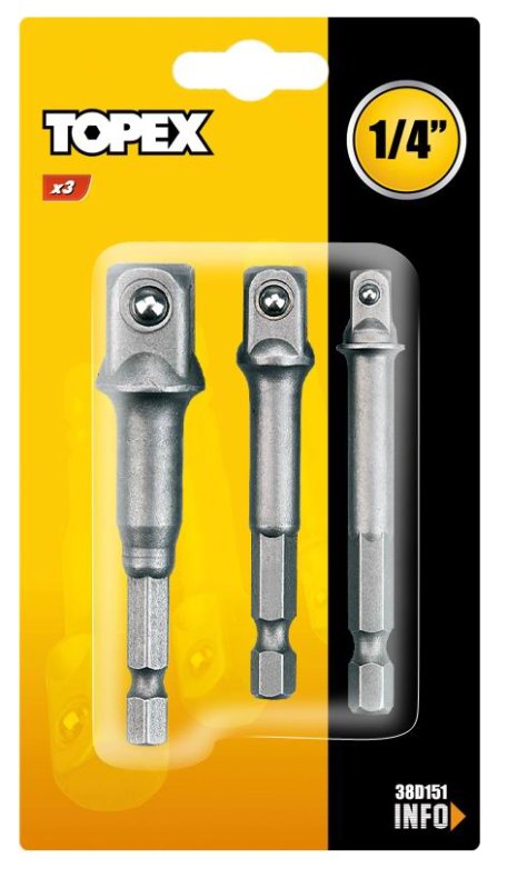 3 Stk Bit Adapter Nuss Stecknuss Bohrer Akkuschrauber Auhnahme Aufsatz Sechskant 3 Stk Bit Adapter Nuss Stecknuss Bohrer Akkuschrauber Auhnahme Aufsatz Sechskant