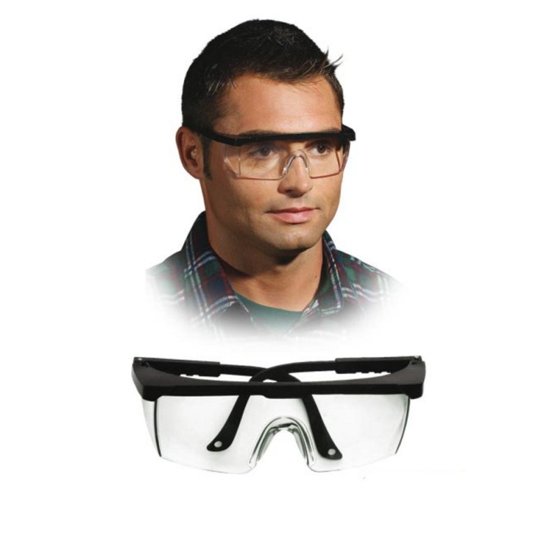 Schutzbrille 10 x Sicherheitsbrille EN166 Augenschutz Klarsicht Kratzfest 