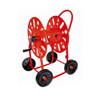 Hose cart with 4 wheels 3/4 inch for 90 m