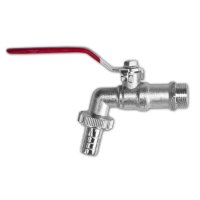 Outlet tap external thread 1/2 or 3/4 inch