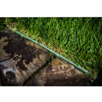 18 meter lawn edge made of plastic in brown or green