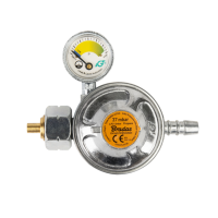 Internal thread gas pressure regulator 37 mbar with...