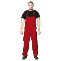 Arbeitslatzhose rot (BISTER)