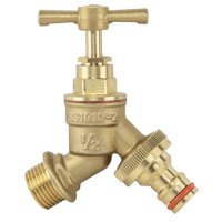 Messing Wasserhahn mit Schnellkupplung Anschluss