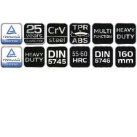 Rundzange CrV 160 mm