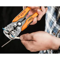 Crimp- und Abisolierzange 205mm, 25 Jahre Garantie