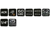 5 Stk. Bit Set 1/4" PH 2 x 25 mm