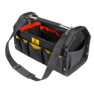 Professional tool bag with shoulder strap