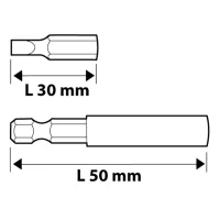 7 tlg. Bit-Set mit Magnetbithalter