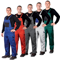 Work dungarees in different. Colours