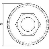 Graphite Drahtbürste für Flex 100mm x M14, Edelstahl