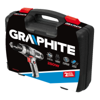 Graphite drill 250w, 10mm drill chuck without key