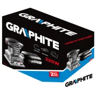 Graphite Exzenterschleifer 220 W, 104 x112 mm