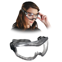 Full view safety goggles