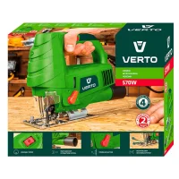 Verto Stichsäge 570 W, 800 - 2800 Hübe / Minute