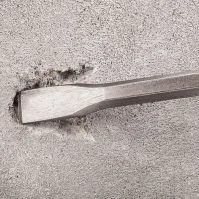 flacher meißel meißelt beton