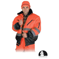 High-visibility jacket 4 in 1 orange Leber und Hollman in...