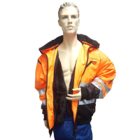 High-visibility jacket 4 in 1 orange Leber und Hollman in versch. Sizes