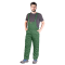 Pantalon de travail dhiver, vert, matelassé