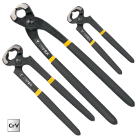 CrV pliers in various sizes. Sizes