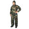 Disposable overall camouflage in different sizes. Sizes