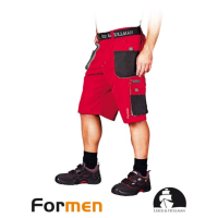 Work trousers short in versch. Colours red l