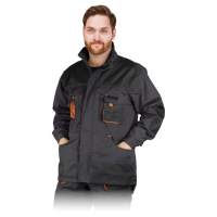 Work jacket black/orange in different sizes Sizes