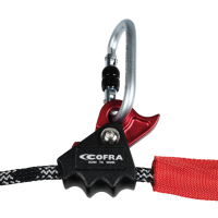 Safety rope 4.0m with movable rope brake mygrab