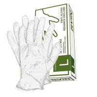 100 pcs. Vinyl disposable gloves food approval