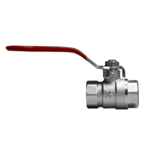 Brass ball valve with lever handle, female thread