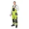 Arbeitslatzhose mit Reflektoren orange, neongelb