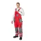 Arbeitslatzhose mit Reflektoren orange, neongelb