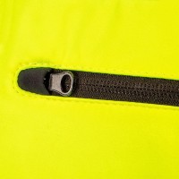 Softshell warning jacket with reflective stripes